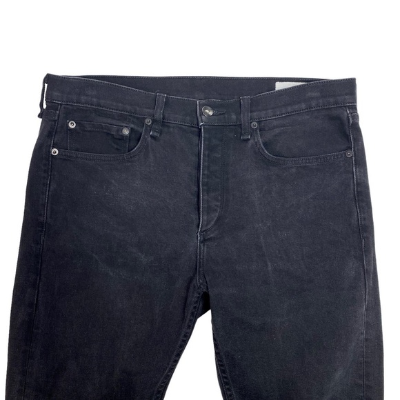 RAG & Bone Fit 1 Extra Slim Jeans in Lyon Black Style M12241516LYN - Picture 3 of 9
